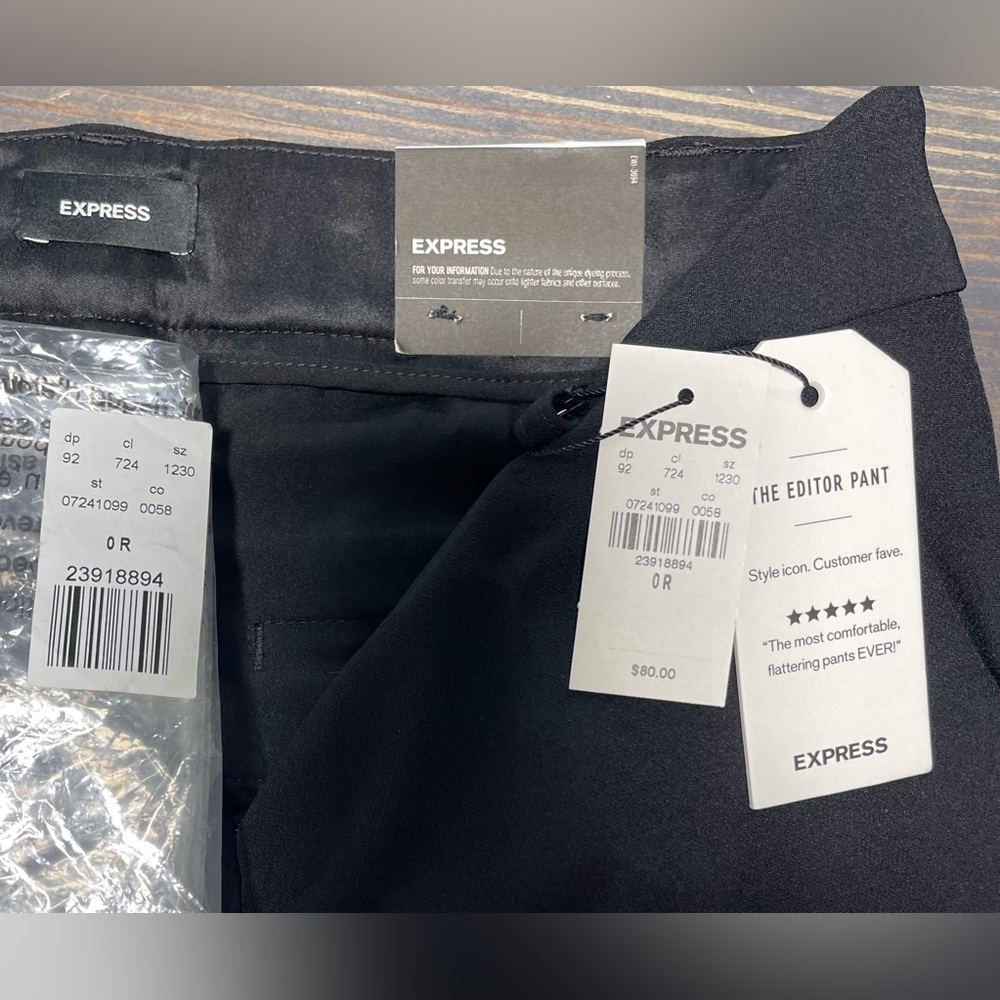 Express Editor Boot Mid Ris Pants - image 4